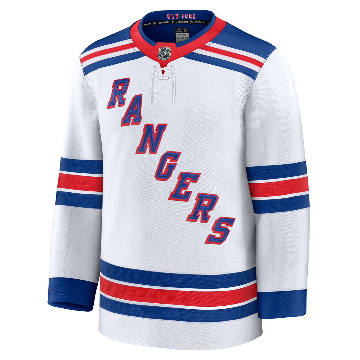 Men's New York Rangers Fanatics White Away Premium Jersey