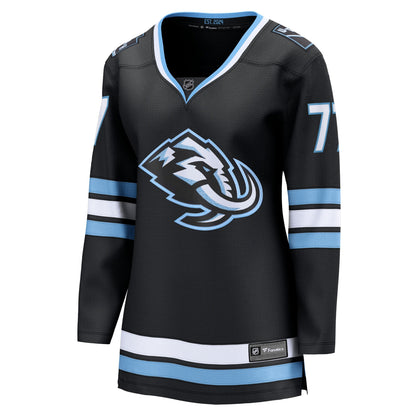 Women's Utah Mammoth JJ Peterka Fanatics Black Home Breakaway Jersey