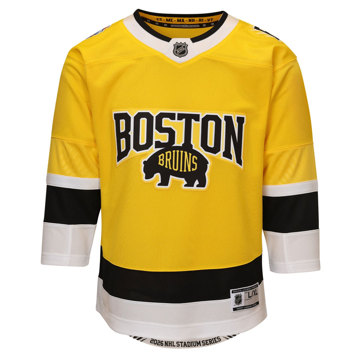 Youth Boston Bruins Outerstuff Gold 2026 Stadium Series Premier Jersey