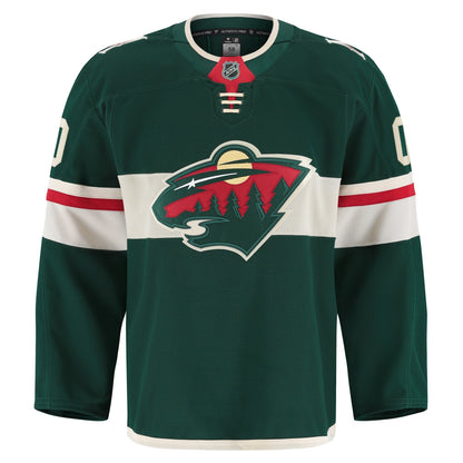 Men's Minnesota Wild Fanatics Green Home Authentic Pro Custom Jersey