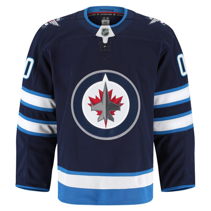 Men's Winnipeg Jets Fanatics Navy Home Authentic Pro Custom Jersey