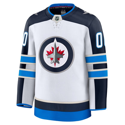 Men's Winnipeg Jets Fanatics White Away Premium Custom Jersey