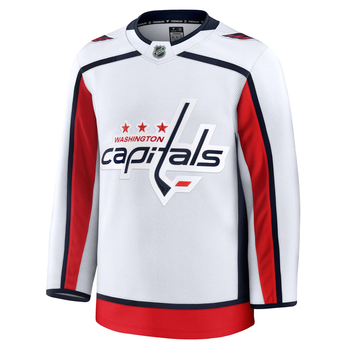 Men's Washington Capitals Fanatics White Away Premium Jersey