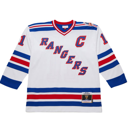 Men's New York Rangers Mark Messier White 1993-94 Power Play Jersey