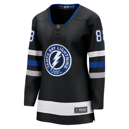 Women's Tampa Bay Lightning Andrei Vasilevskiy Fanatics Black Breakaway Jersey