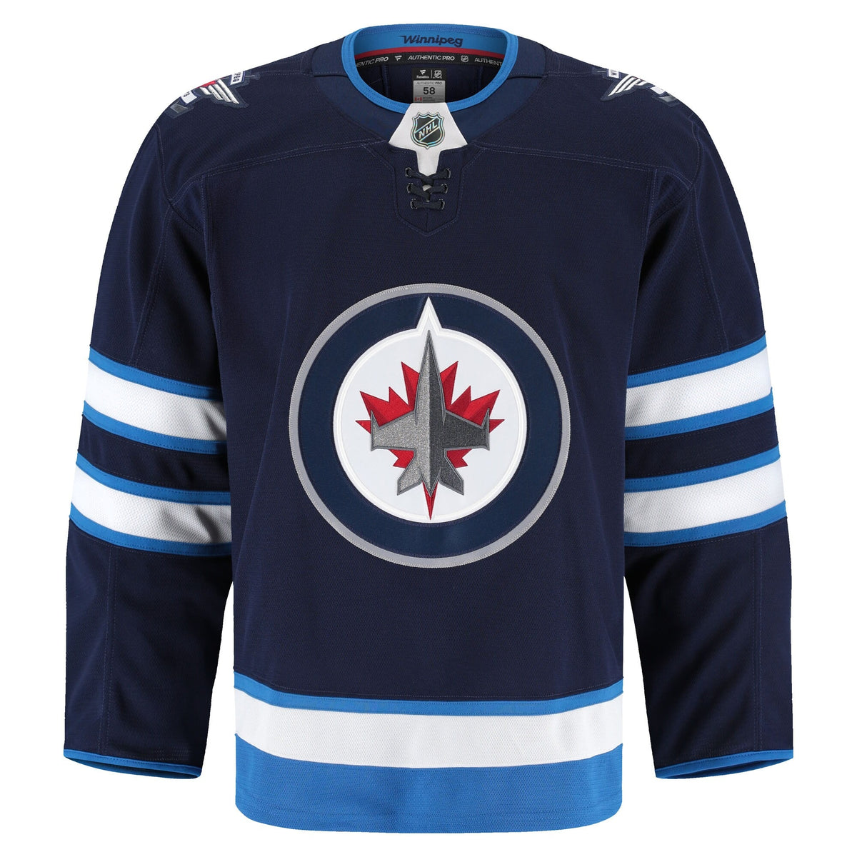 Men's Winnipeg Jets Fanatics Navy Home Authentic Pro Jersey