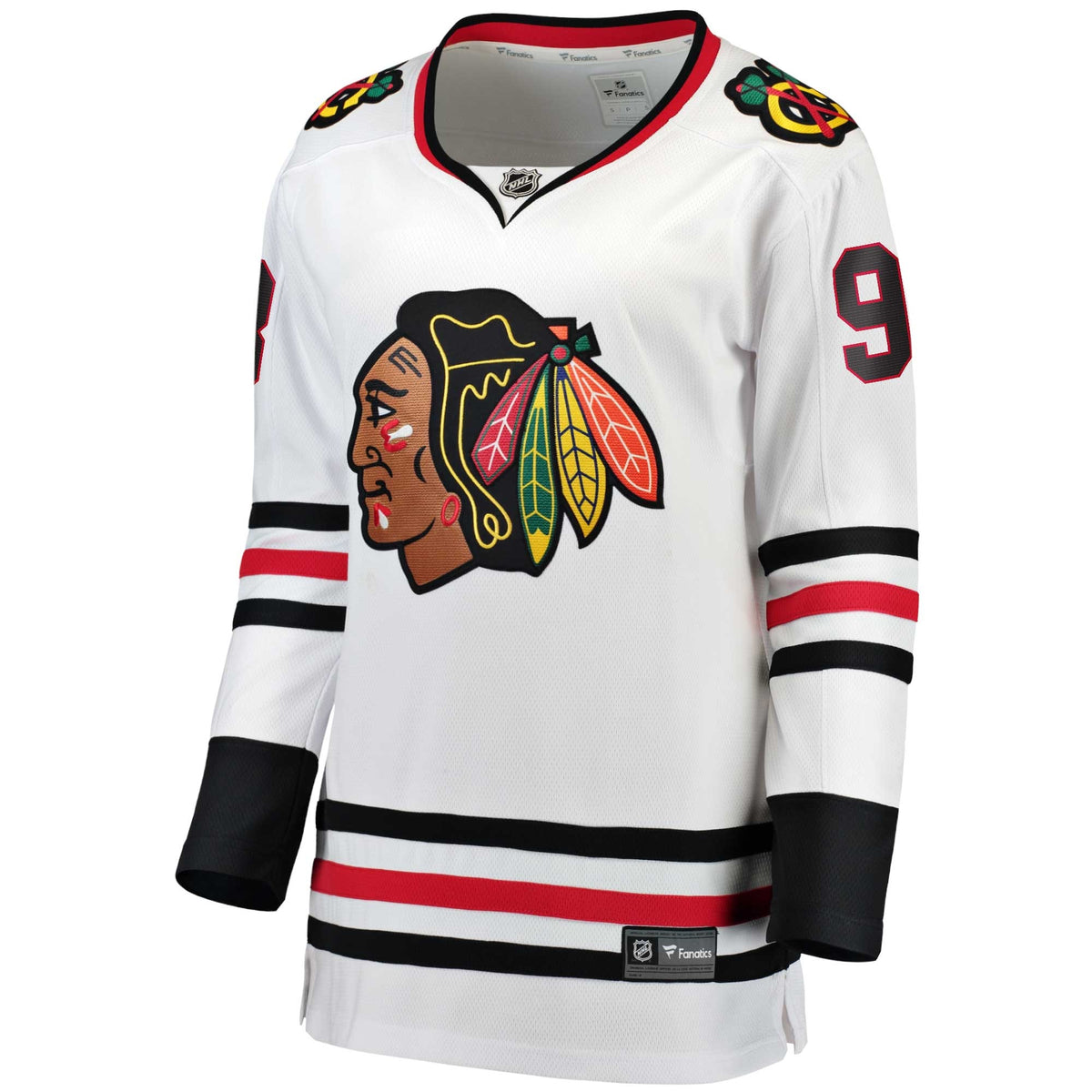 Women's Chicago Blackhawks Connor Bedard Fanatics White Away Breakaway Jersey