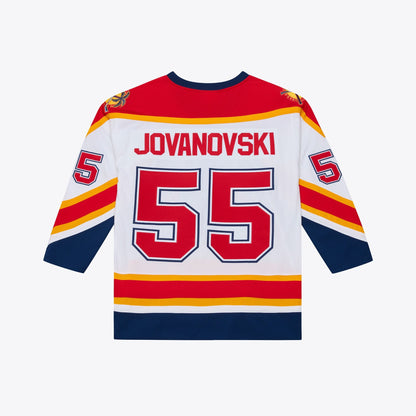 Men's Florida Panthers Ed Jovanovski Mitchell & Ness White 1996 Power Play Jersey