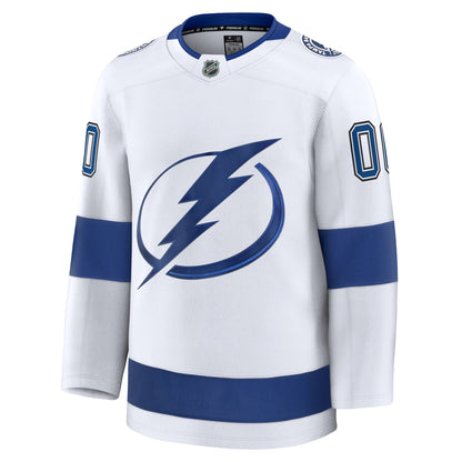 Men's Tampa Bay Lightning Fanatics White Away Premium Custom Jersey
