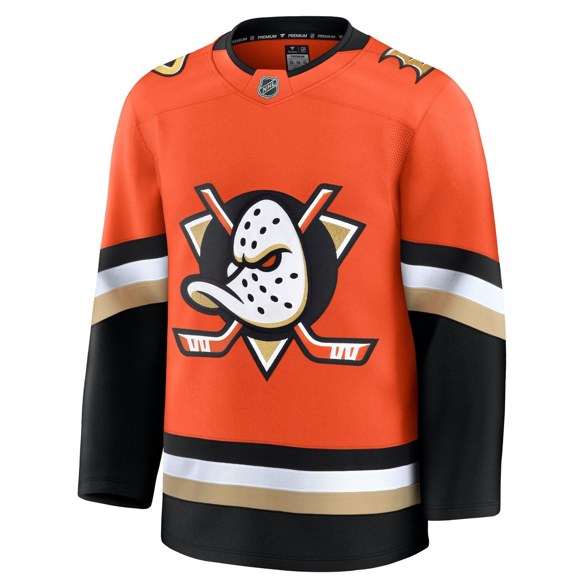 Men's Anaheim Ducks Fanatics Orange Home Premium Jersey
