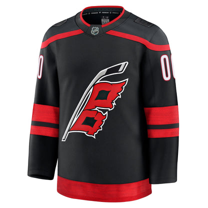 Men's Carolina Hurricanes Fanatics Black Home Premium Custom Jersey