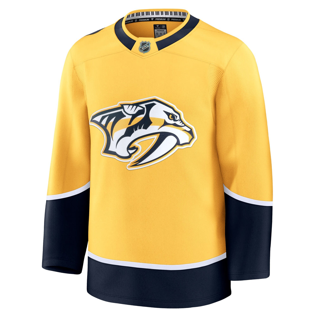 Men's Nashville Predators Fanatics Yellow Home Premium Jersey