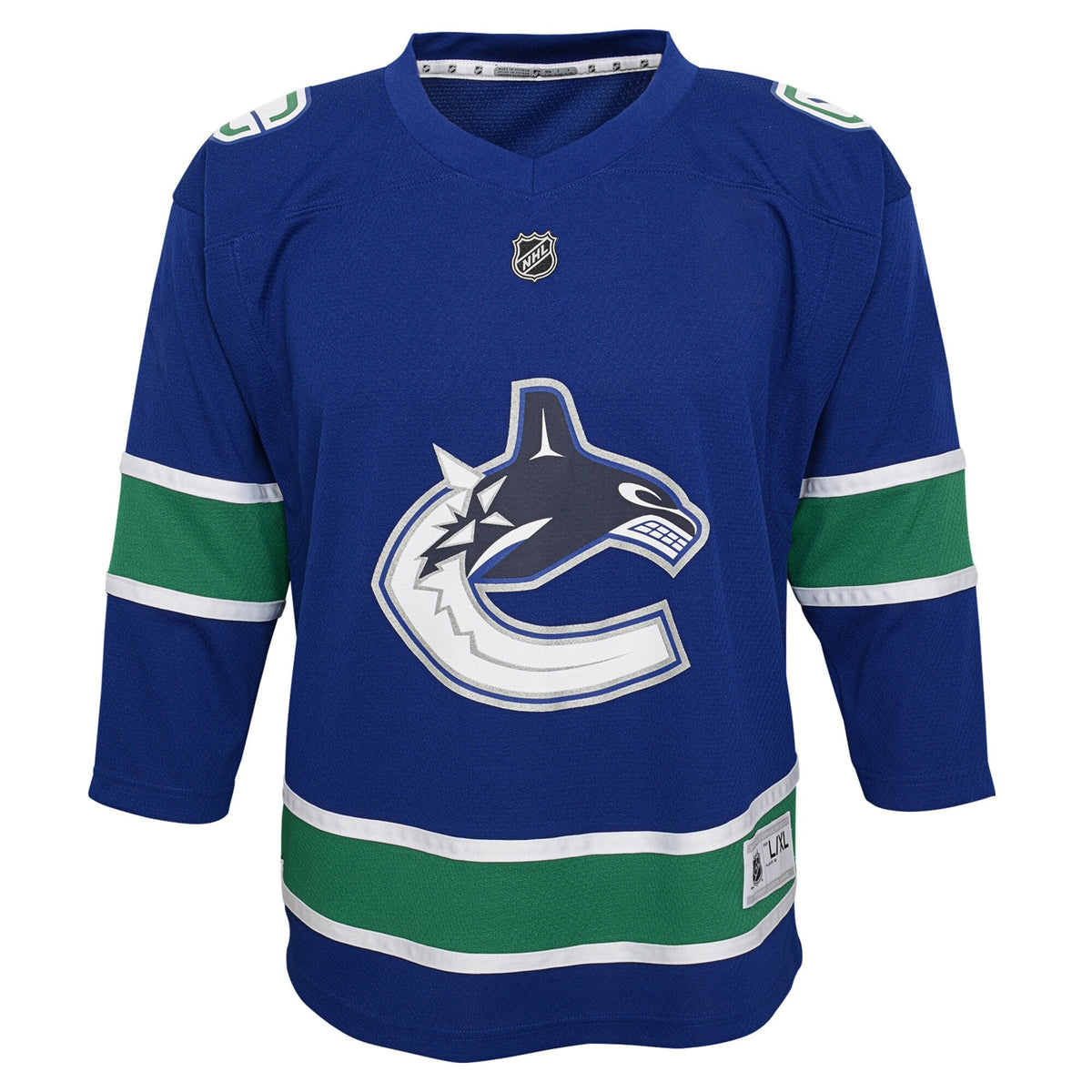 Youth Vancouver Canucks Blue Replica Custom Jersey
