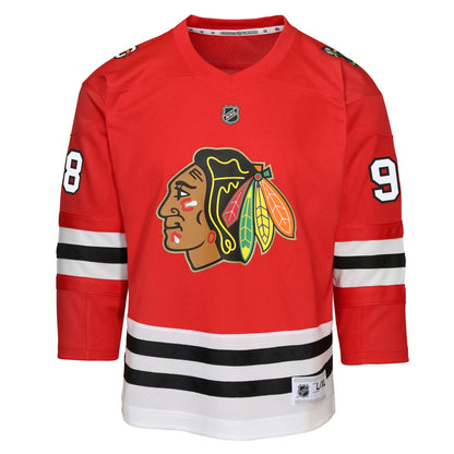 Youth Chicago Blackhawks Connor Bedard Red Home Centennial Premier Jersey
