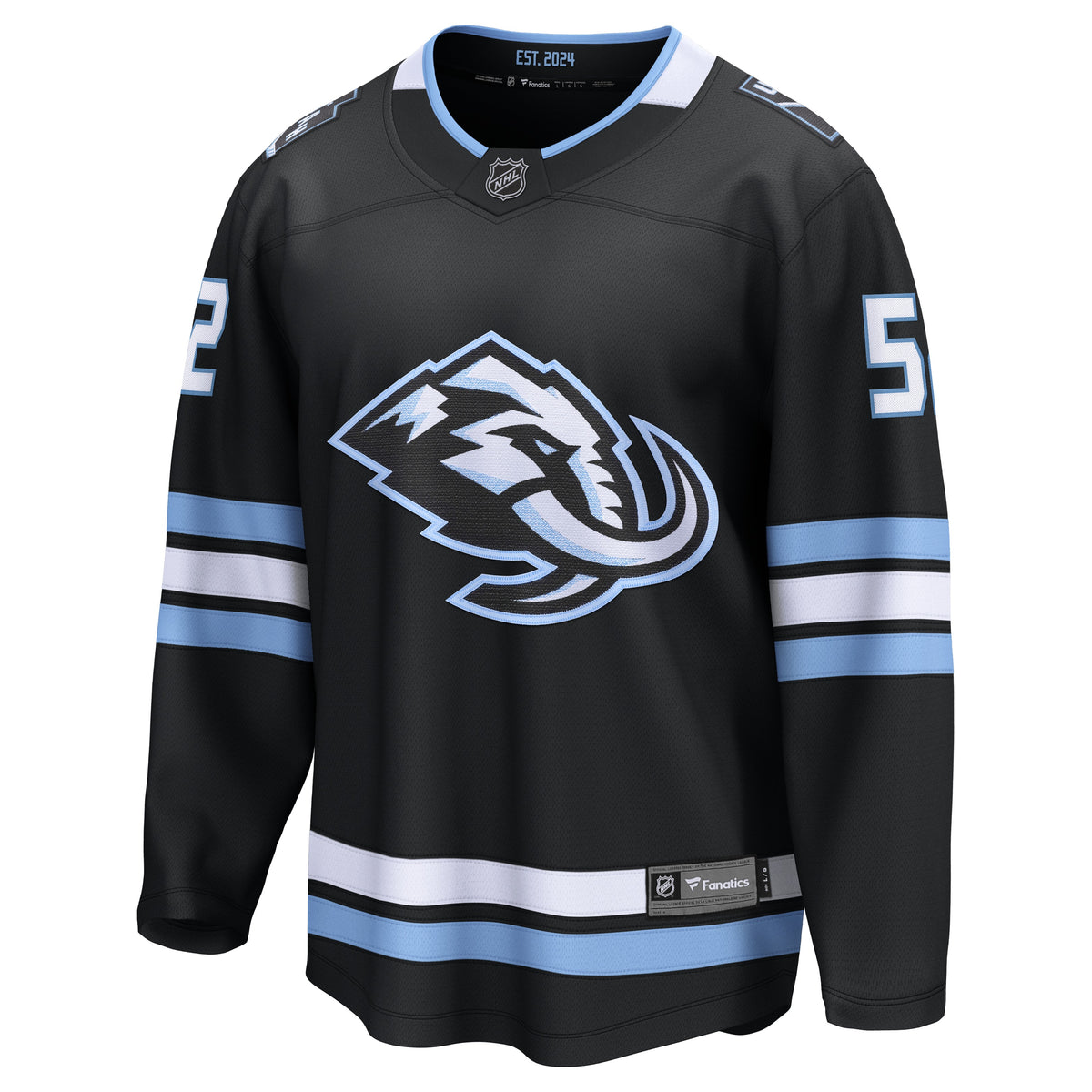 Men's Utah Mammoth MacKenzie Weegar Fanatics Black Home Breakaway Jersey