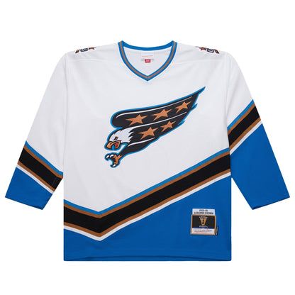 Men's Washington Capitals Alexander Ovechkin Mitchell & Ness White 2005_06 Power Play Jersey
