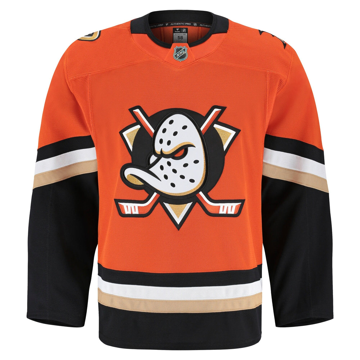 Men's Anaheim Ducks Fanatics Orange Home Authentic Pro Jersey