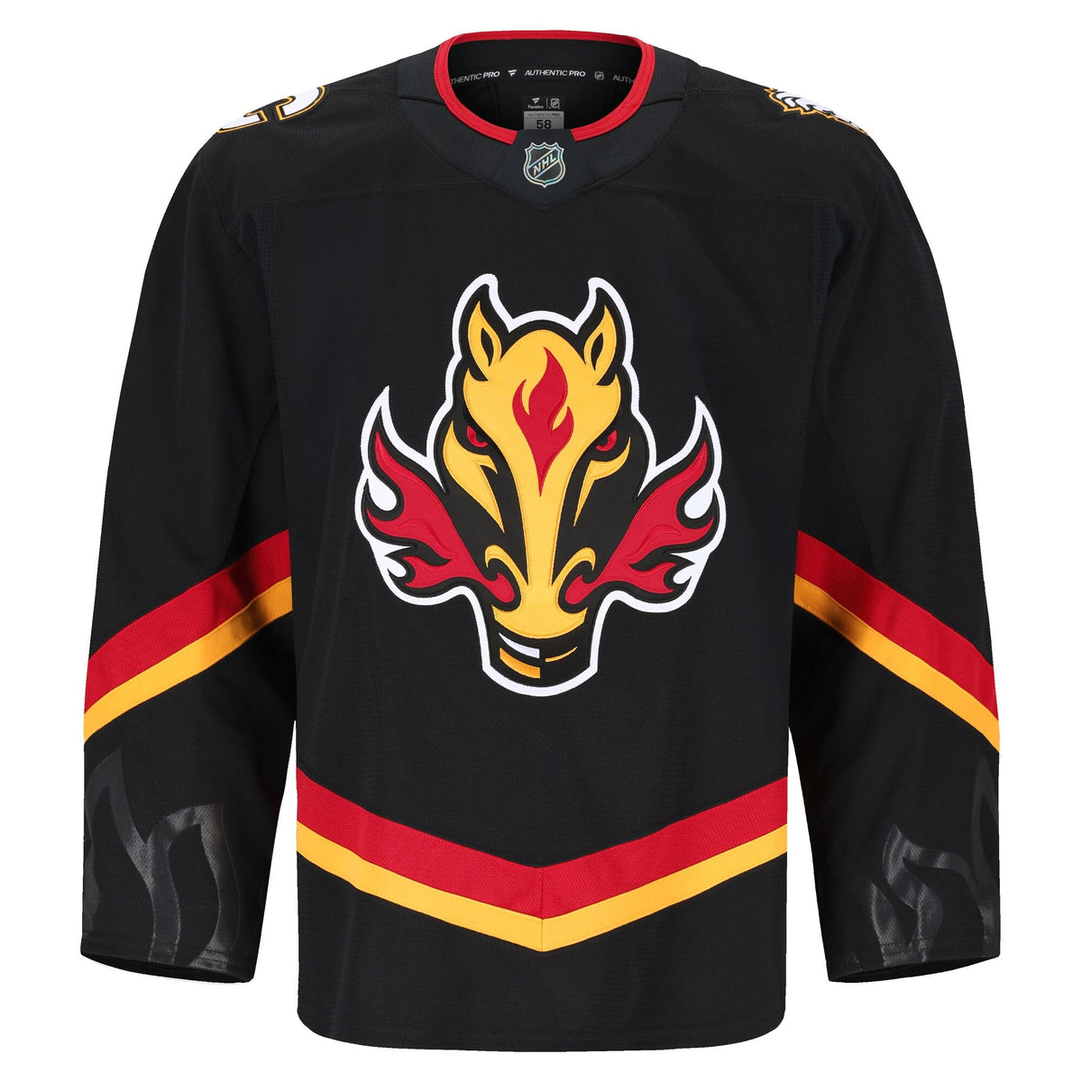 Men's Calgary Flames Fanatics Black Alternate Authentic Pro Jersey