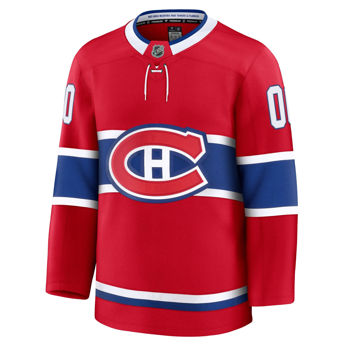Men's Montreal Canadiens Fanatics Red Home Premium Custom Jersey