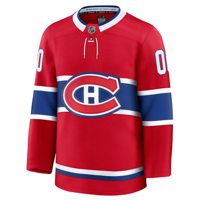 Men's Montreal Canadiens Fanatics Red Home Premium Custom Jersey