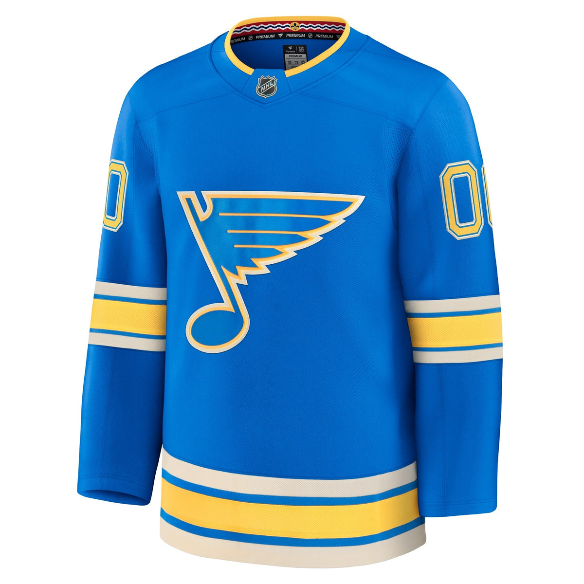 Men's St. Louis Blues Fanatics Blue Alternate Premium Custom Jersey