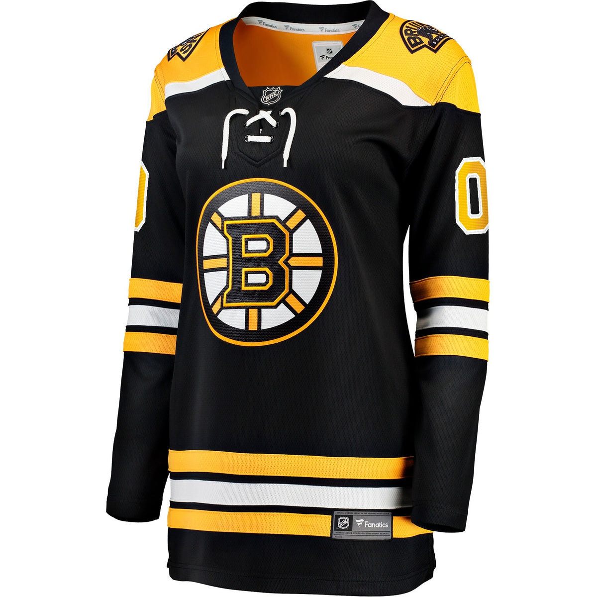 Women's Boston Bruins Fanatics Black Home Breakaway Custom Jersey