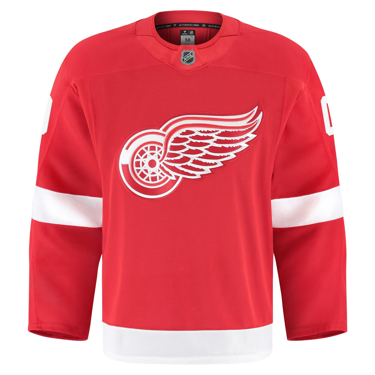 Men's Detroit Red Wings Fanatics Red Home Authentic Pro Custom Jersey