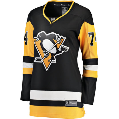 Women's Pittsburgh Penguins Stuart Skinner Indiana Black Home Breakaway Jersey