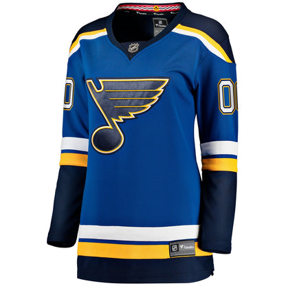 Women's St. Louis Blues Fanatics Blue Home Breakaway Custom Jersey