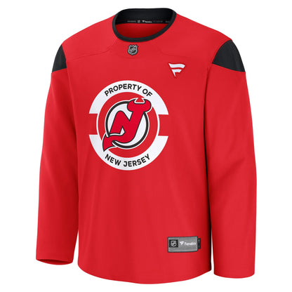 Men's New Jersey Devils Fanatics Red Practice Jersey