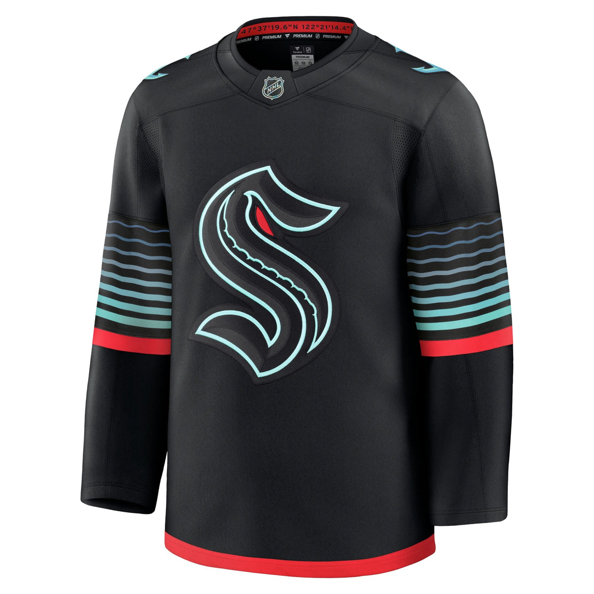 Men's Seattle Kraken Fanatics Black Alternate Premium Jersey