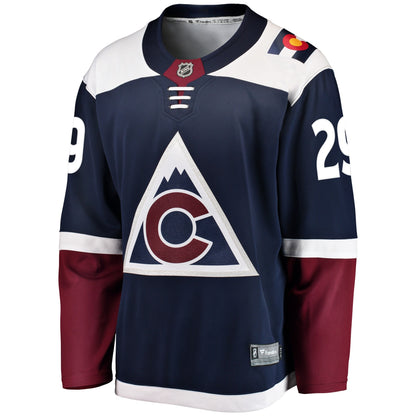 Men's Colorado Avalanche Nathan MacKinnon Fanatics Navy Breakaway Jersey