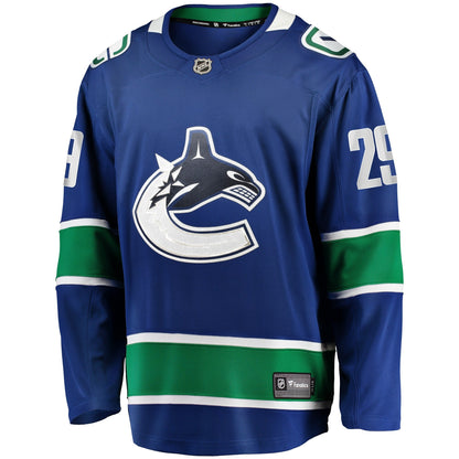 Men's Vancouver Canucks Marcus Pettersson Fanatics Blue Home Breakaway Jersey