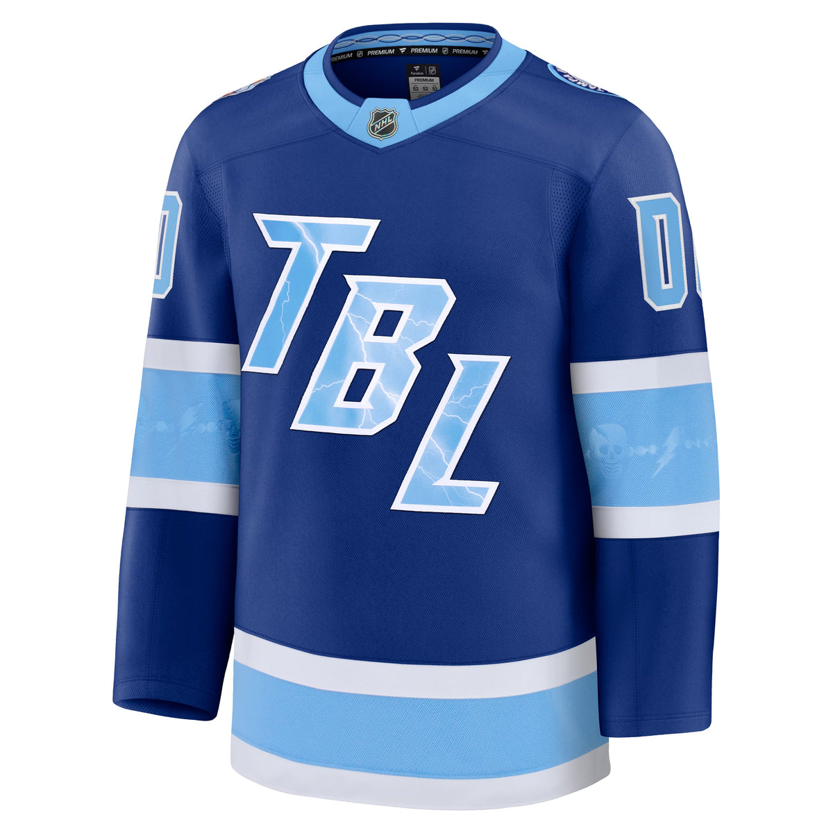 Men's Tampa Bay Lightning Fanatics Blue 2026 NHL Stadium Series Premium Custom Jersey