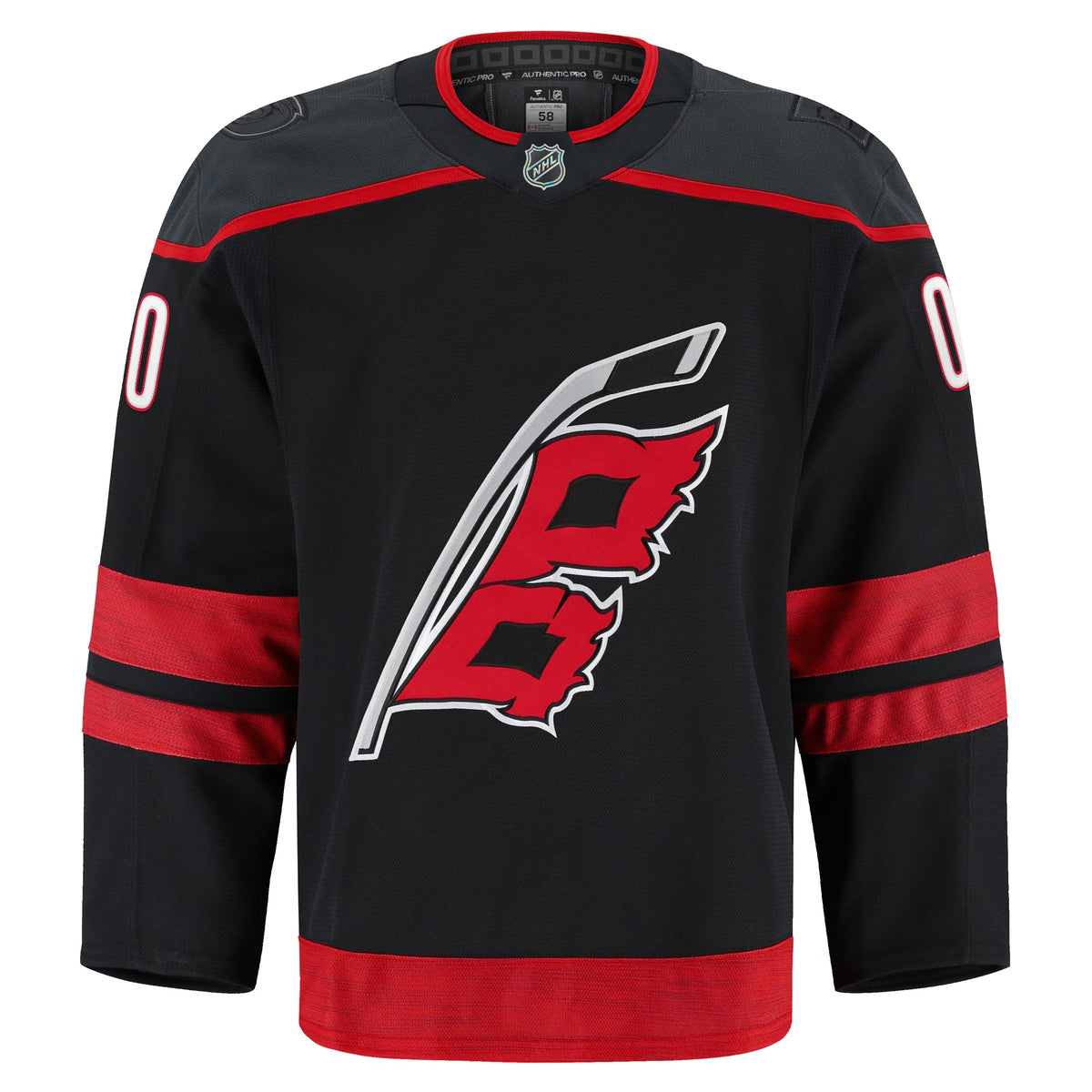Men's Carolina Hurricanes Fanatics Black Home Authentic Pro Custom Jersey