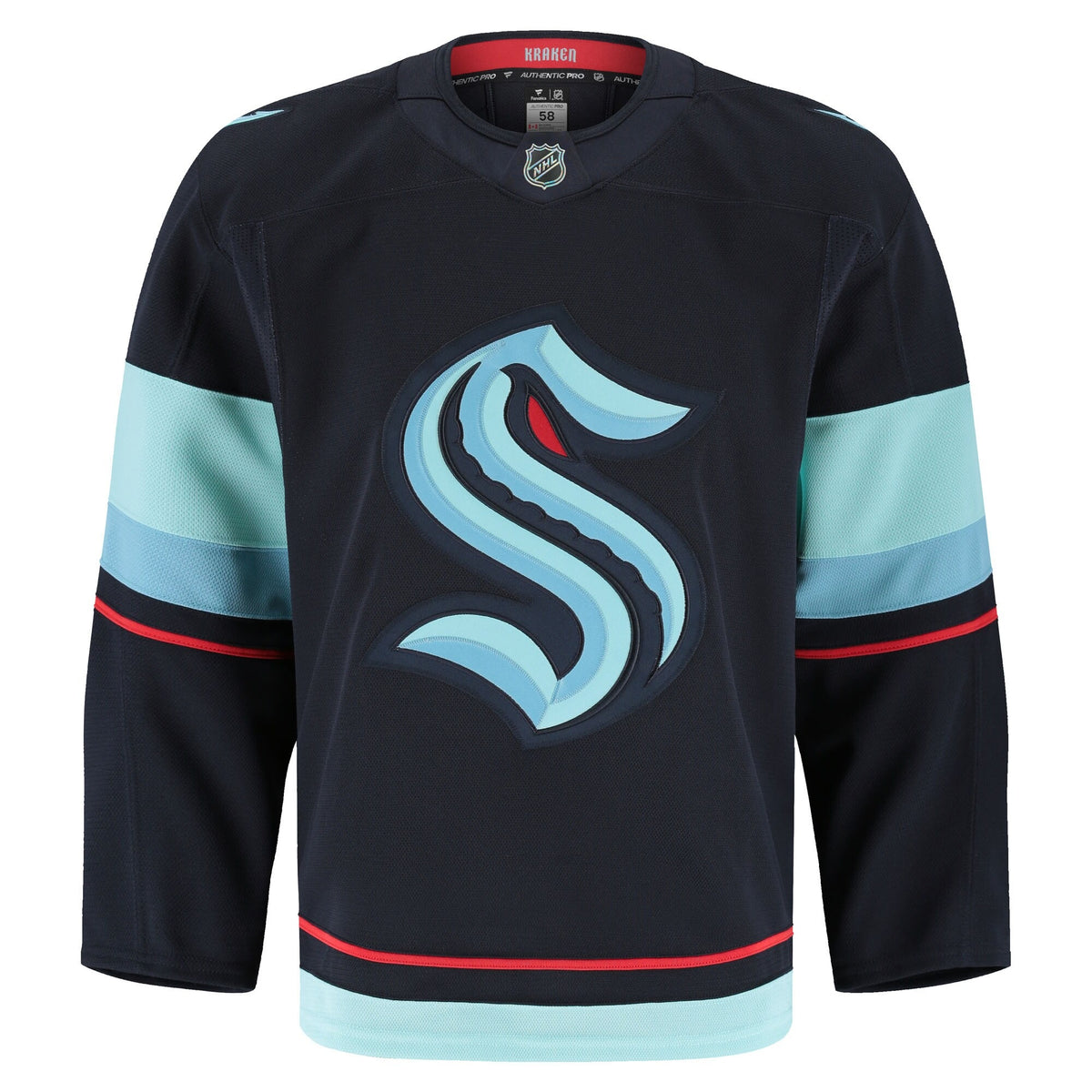 Men's Seattle Kraken Fanatics Deep Sea Blue Home Authentic Pro Jersey