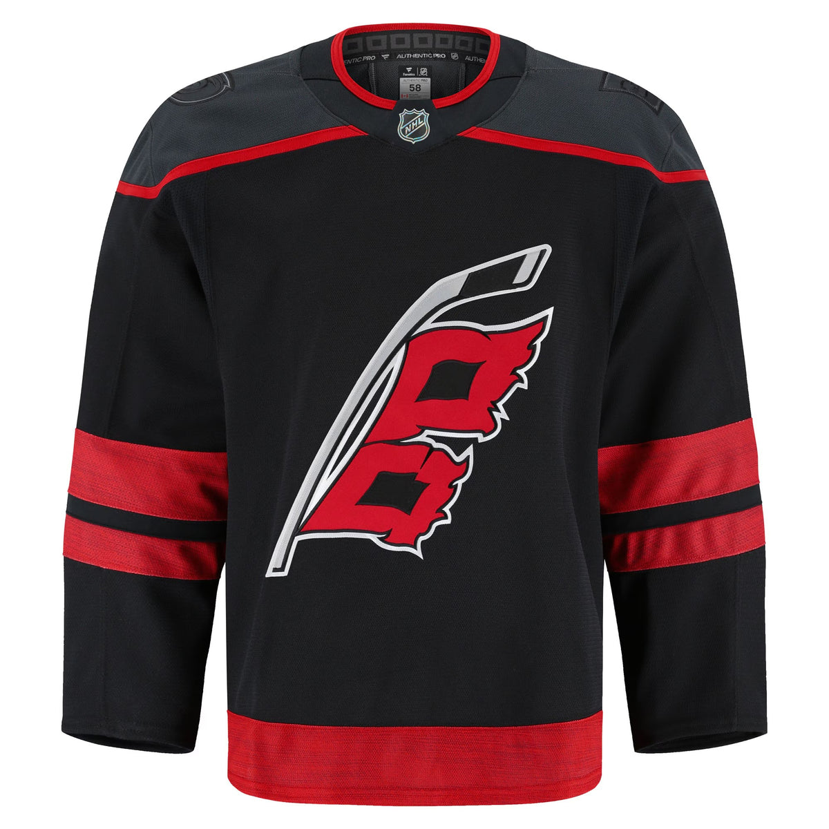 Men's Carolina Hurricanes Fanatics Black Home Authentic Pro Jersey