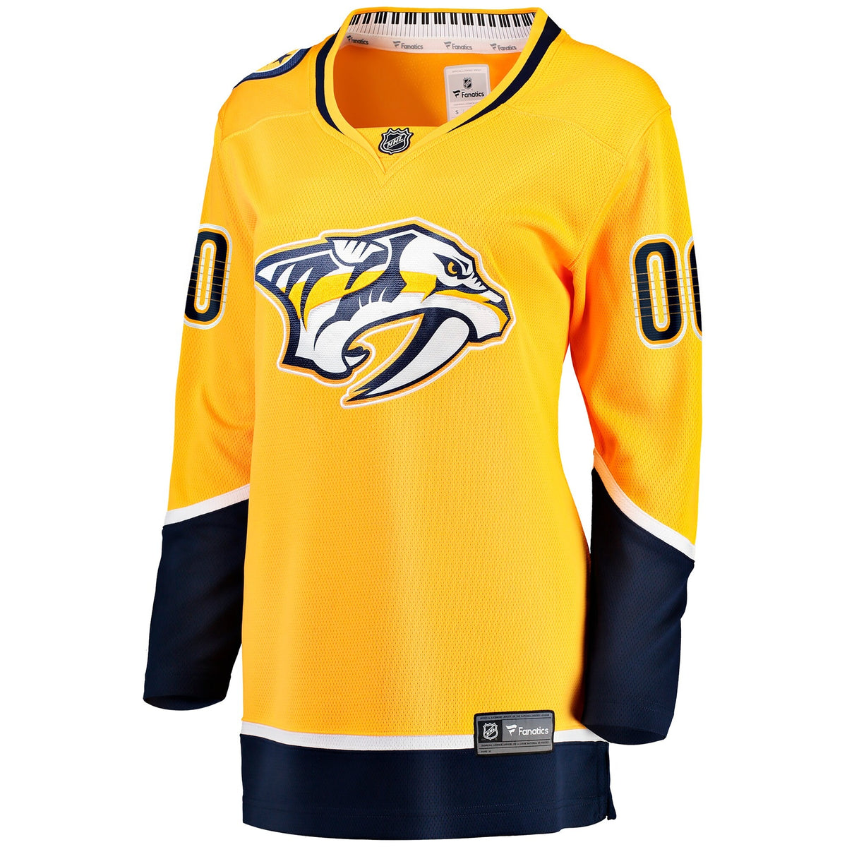 Women's Nashville Predators Fanatics Yellow Home Breakaway Custom Jersey