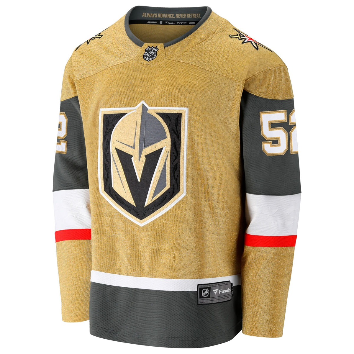 Men's Vegas Golden Knights Dylan Coghlan Fanatics Gold Home Breakaway Jersey