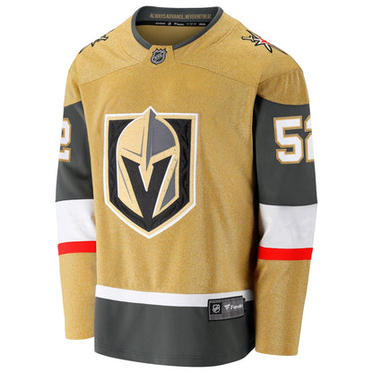 Men's Vegas Golden Knights Dylan Coghlan Fanatics Gold Home Breakaway Jersey