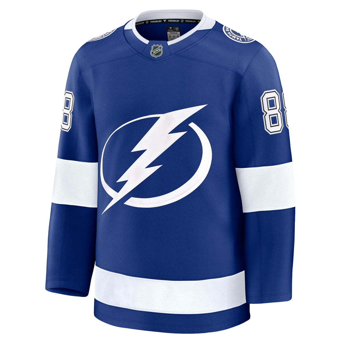 Men's Tampa Bay Lightning Andrei Vasilevskiy Fanatics Blue Home Premium Jersey