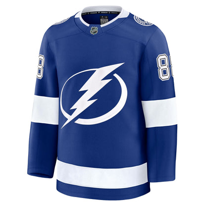 Men's Tampa Bay Lightning Andrei Vasilevskiy Fanatics Blue Home Premium Jersey