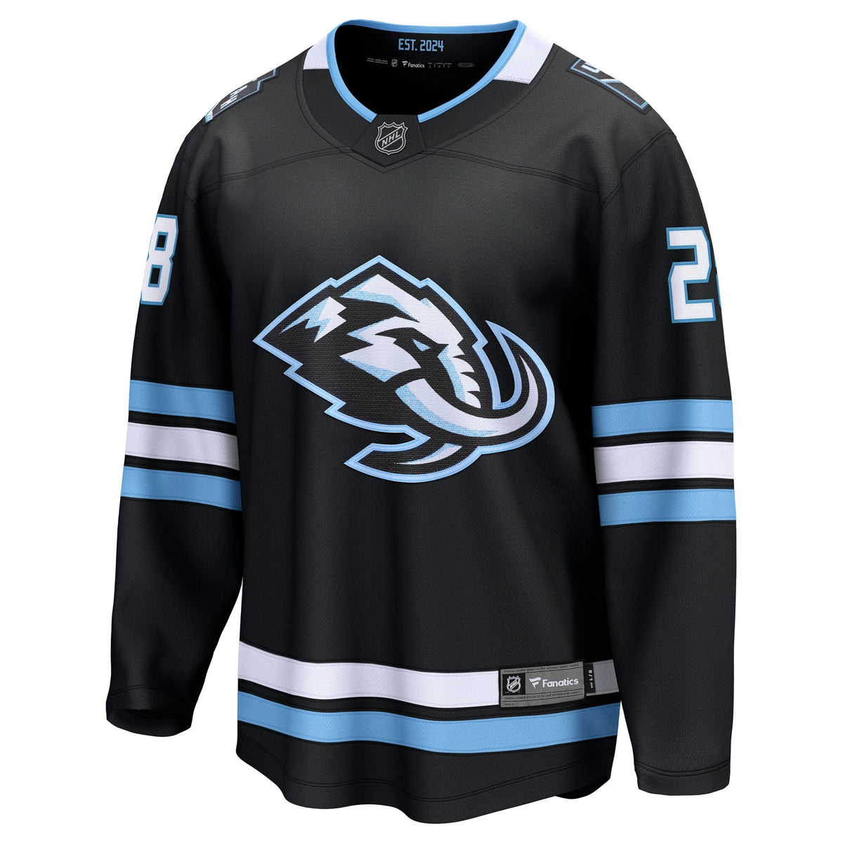 Men's Utah Mammoth Ian Cole Fanatics Black Home Breakaway Player Jersey