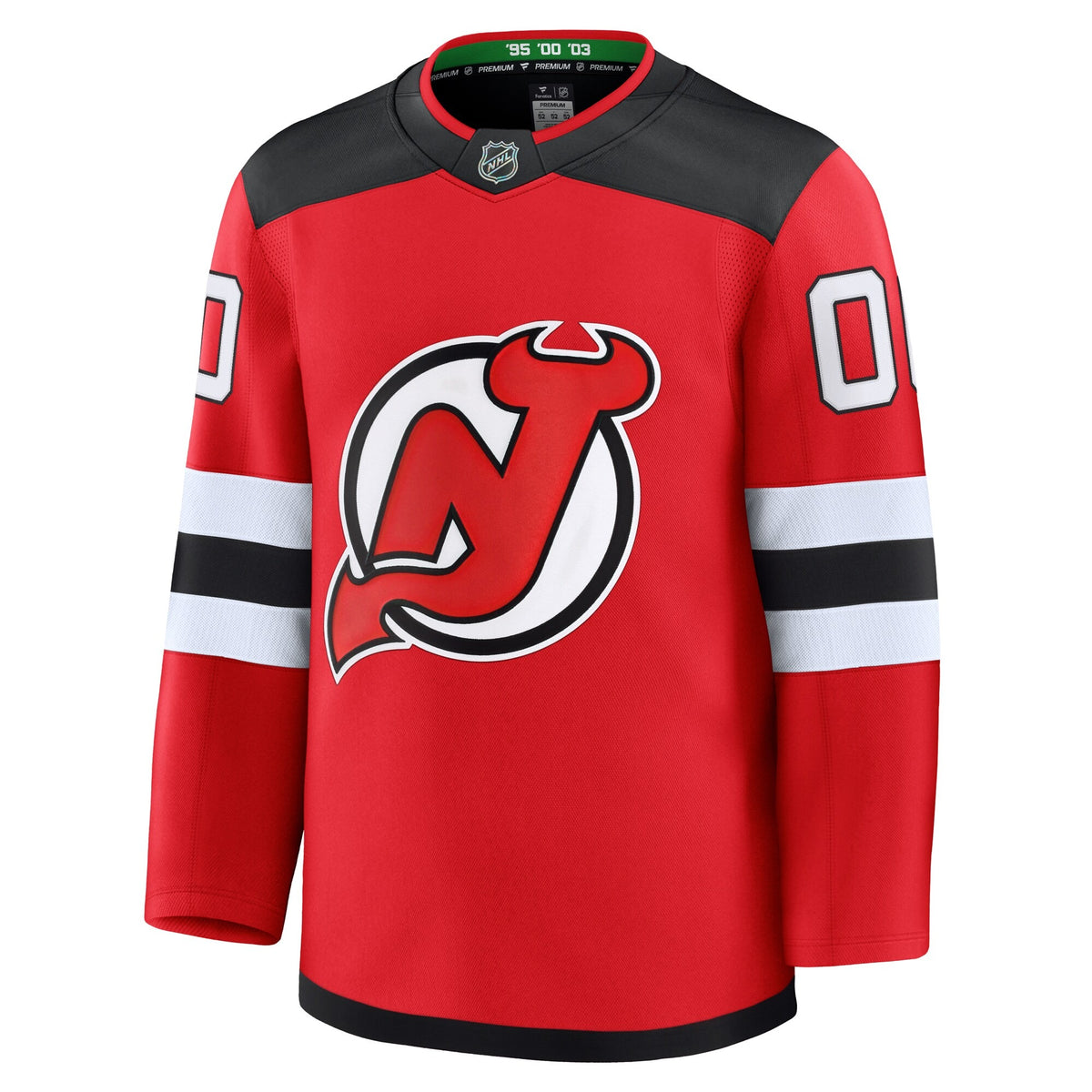 Men's New Jersey Devils Fanatics Red Home Premium Custom Jersey