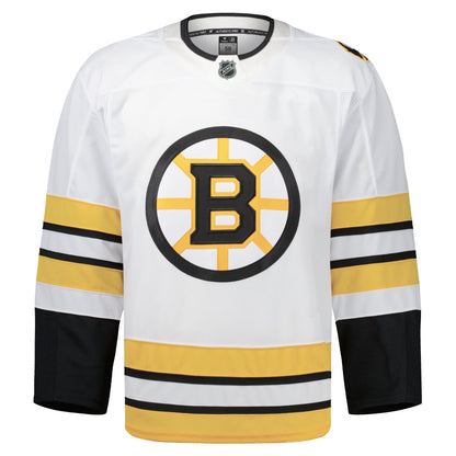 Men's Boston Bruins Fanatics White Away Authentic Pro Jersey