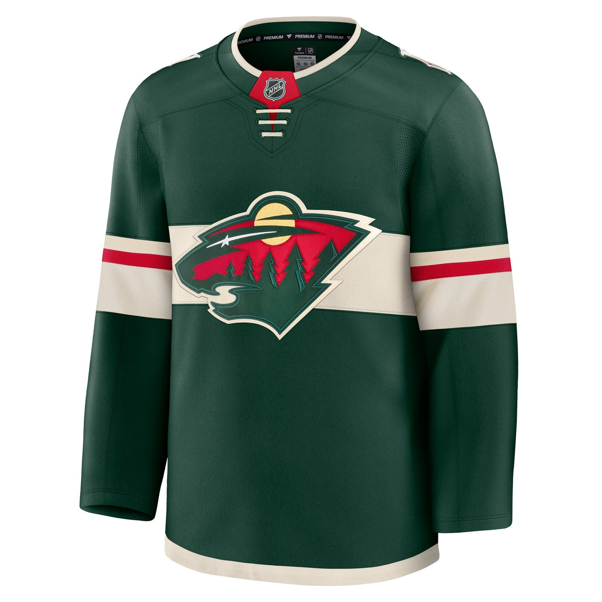 Men's Minnesota Wild Fanatics Green Home Premium Jersey