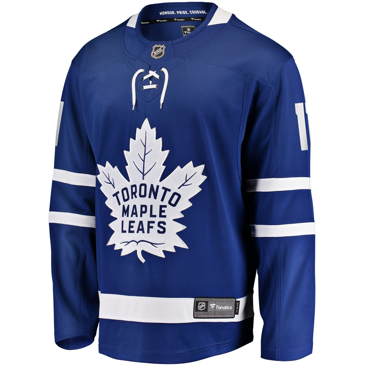 Men's Toronto Maple Leafs Max Domi Fanatics Blue Home Breakaway Jersey