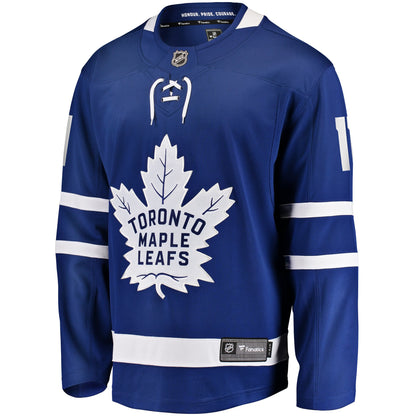 Men's Toronto Maple Leafs Max Domi Fanatics Blue Home Breakaway Jersey