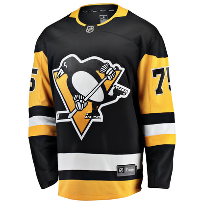 Men's Pittsburgh Penguins Connor Clifton Fanatics Black Home Breakaway Jersey