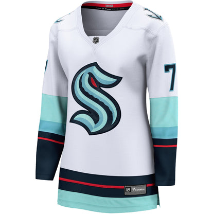 Women's Seattle Kraken Jordan Eberle Fanatics White Away Breakaway Jersey